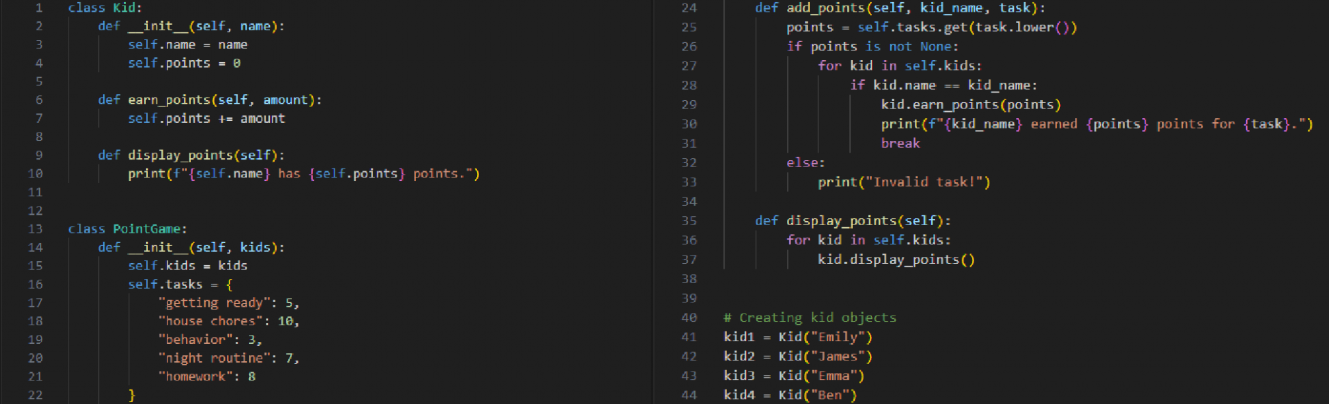 Python programming language